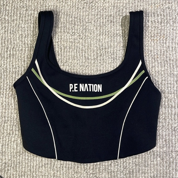 P.E Nation Three Pointer corset style sports bra - Picture 2 of 7